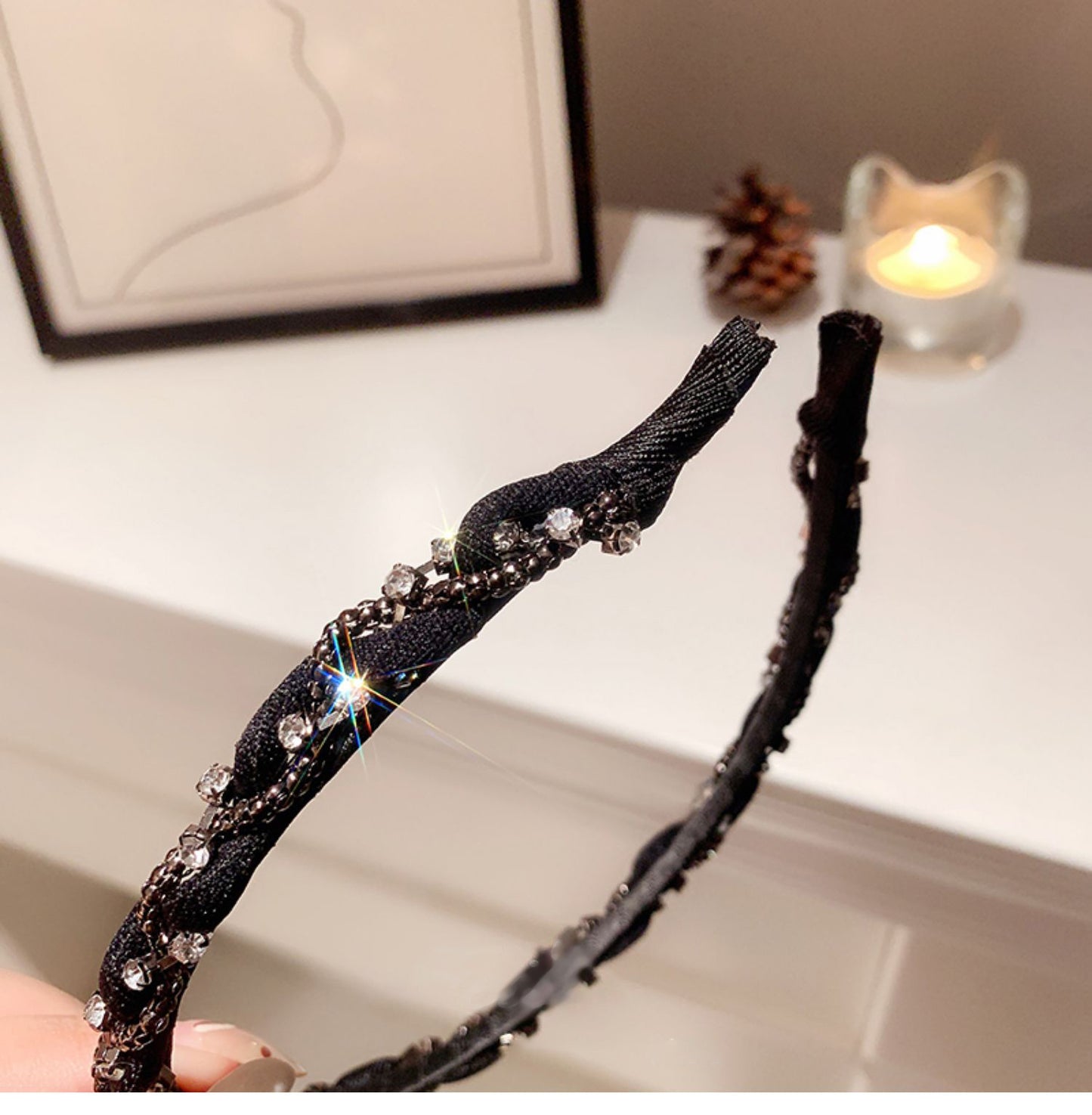 AM3766鑲鑽纏繞髮箍2023.05.30