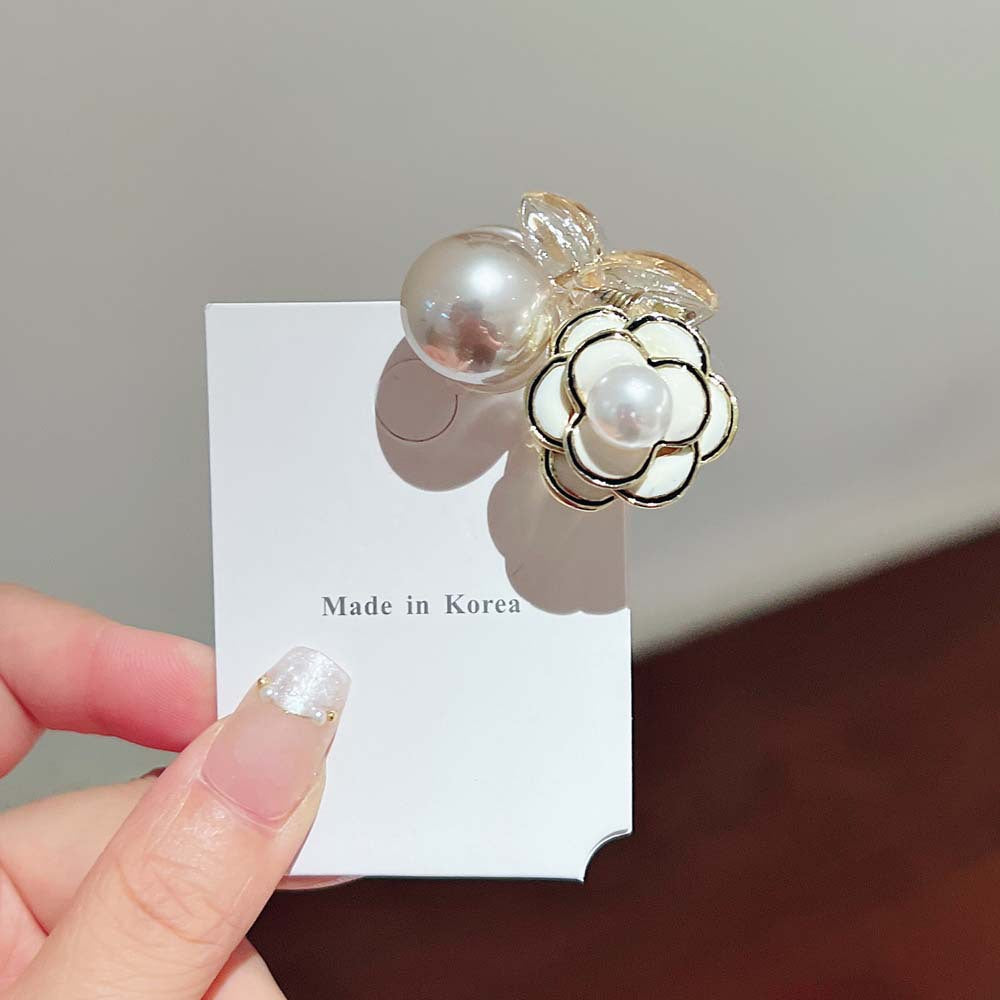 AA4057小香風珍珠山茶花抓夾2023.08.25