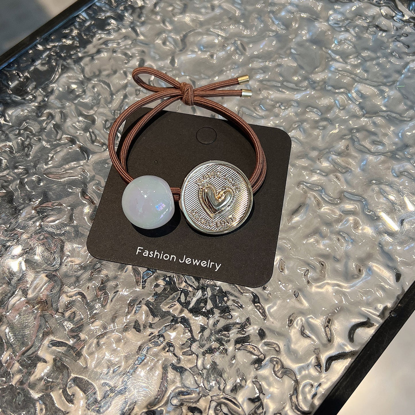 AN5974氣質金屬愛心珍珠髮圈2024.05.24