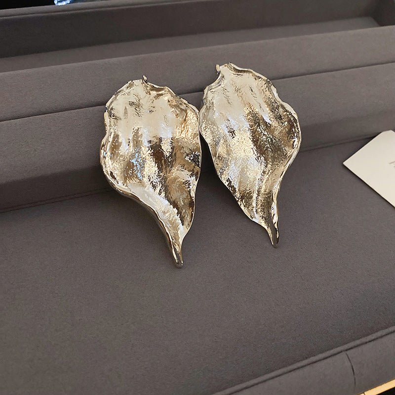EJ1111歐美輕奢誇張樹葉耳環2024.06.21