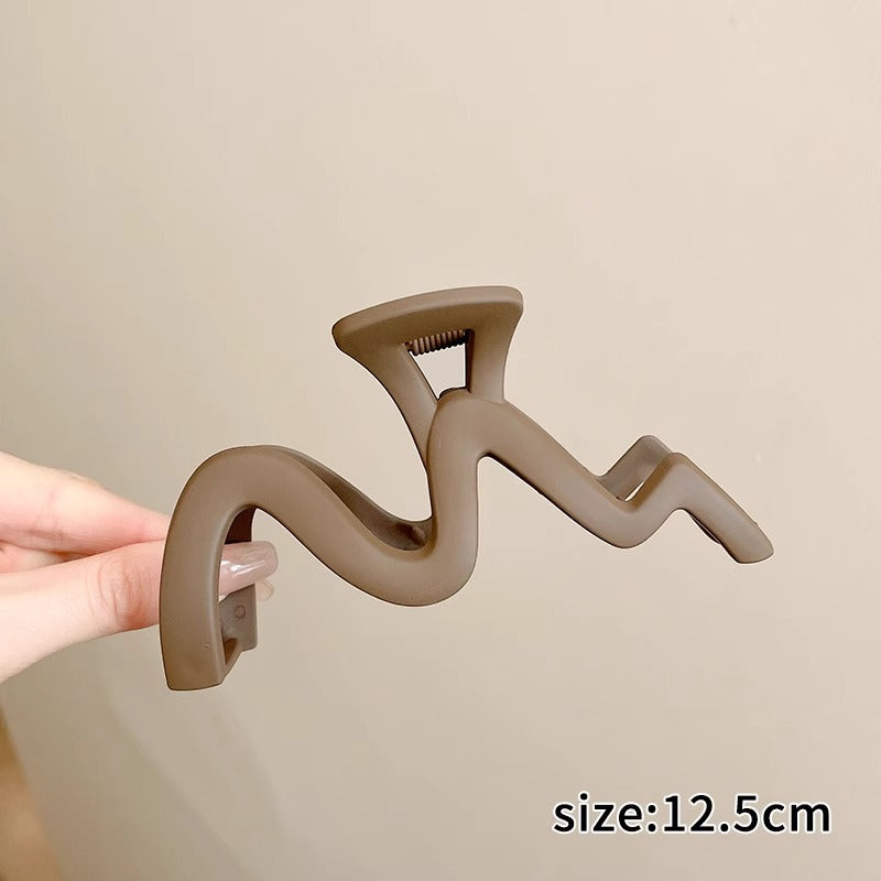 GA6393高級感氣質磨砂大號鯊魚夾2024.04.23