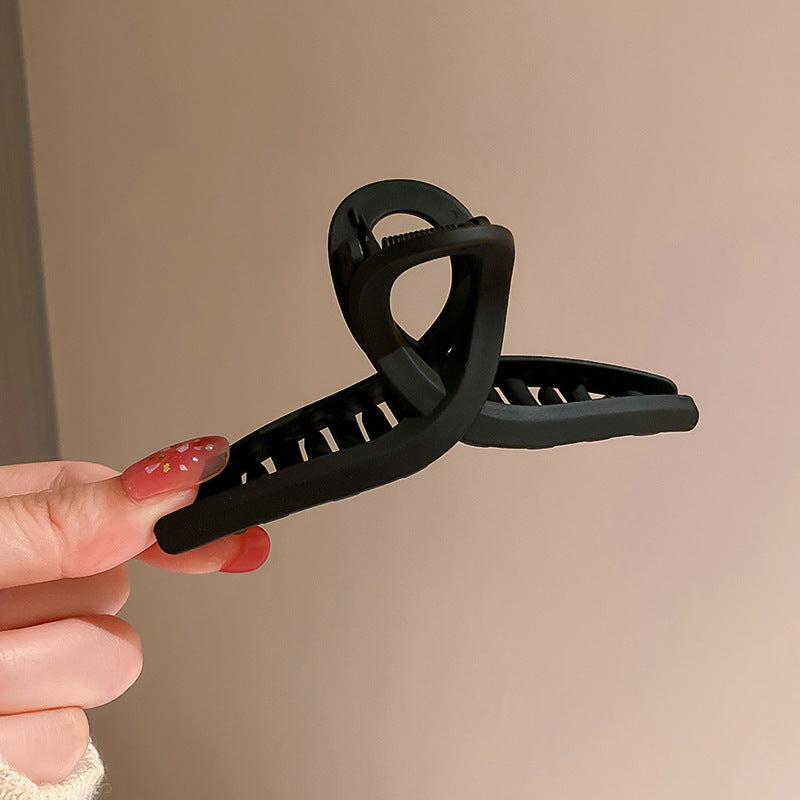 HJ1303黑色系大號幾何抓夾2023.01.31