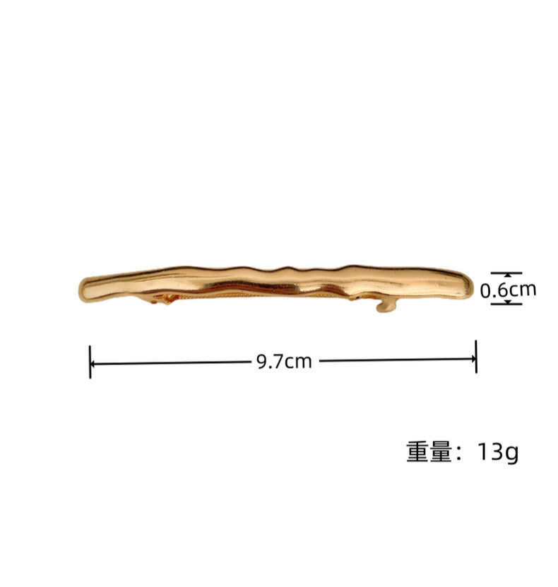 AJ0183氣質現代風金屬簡約一字髮夾2023.06.13