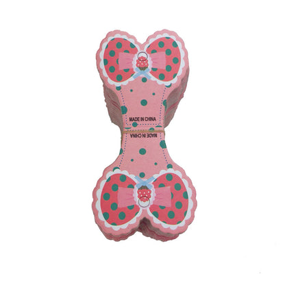 KP0942髮飾配件-韓版圓點蝴蝶結包裝卡紙