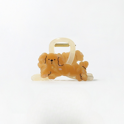 GJ2014百搭個性卡通趣味小狗骨頭盤髮鯊魚夾2024.06.04