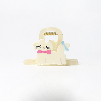 GJ2019奶白系乖巧猫咪中號鯊魚夾2024.06.04