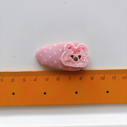 CA0808兒童刺繡布藝髮夾女童側邊水果碎髮夾2026.08