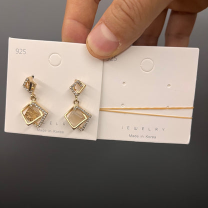 KP7579飾品配件-5.5 × 5.5帶925字耳飾卡紙