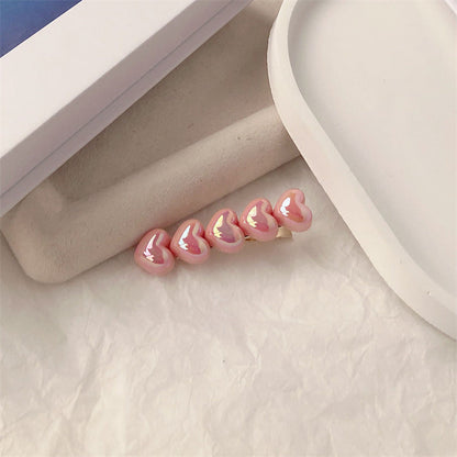 IM7602甜酷氣質炫彩人魚姬愛心髮夾2024.03.19