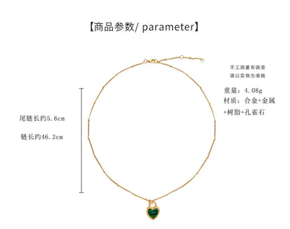 BO7328氣質復古簡約雙面愛心項鍊2023.10.20