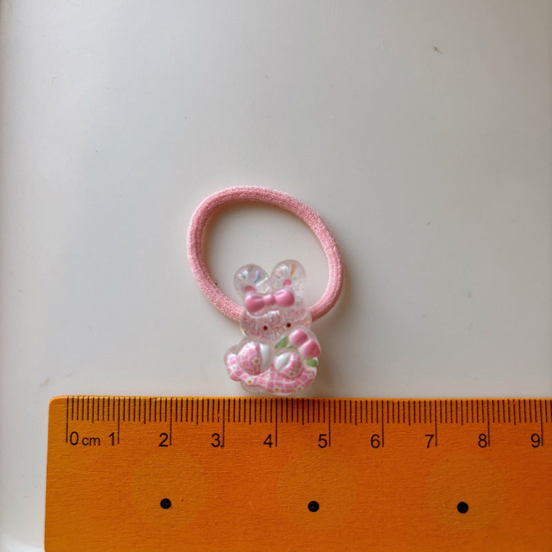 CM0505可愛卡通女童金粉亮片高彈力水果編髮髮圈2026.05