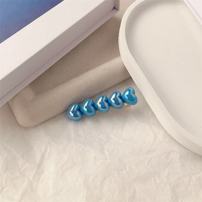 IM7602甜酷氣質炫彩人魚姬愛心髮夾2024.03.19