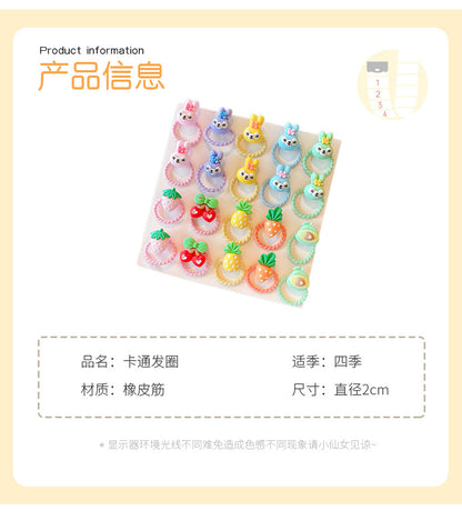 CA5261兒童橡皮筋發圈頭飾女童寶寶紮頭髮皮筋2023.04.14