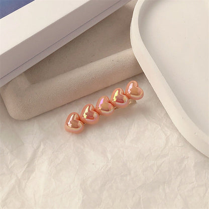 IM7602甜酷氣質炫彩人魚姬愛心髮夾2024.03.19