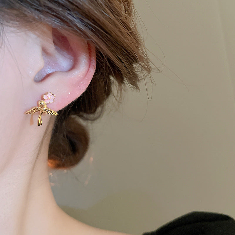 EN2015燕子滴油花朵氣質項鍊套裝2024.05.21