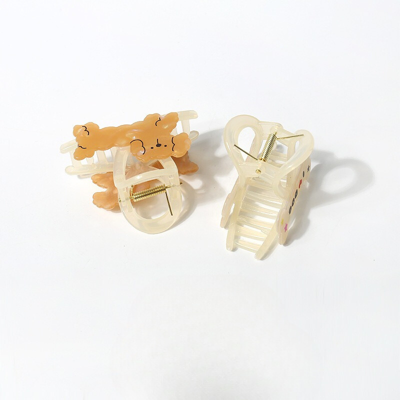 GJ2014百搭個性卡通趣味小狗骨頭盤髮鯊魚夾2024.06.04