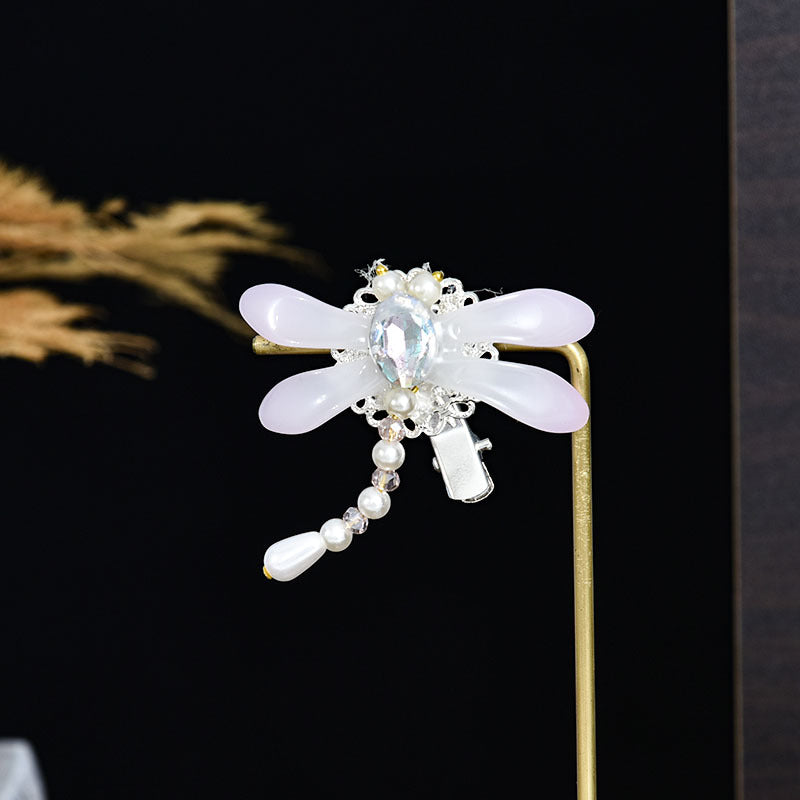 CA5014漢服頭飾兒童花朵鹿角流蘇髮夾2023.04.11